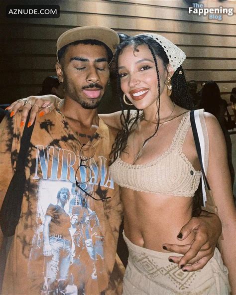 Tinashe Looks Sexy Shows Off Her Hot Cleavage In Brazil AZNude