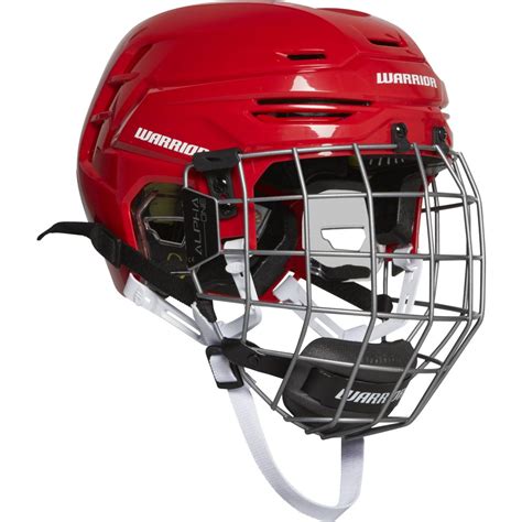 Warrior Hockey Alpha Pro Hjälm Röd Intersport