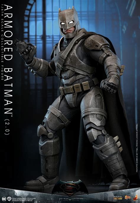 Hot Toys Batman V Superman Dawn Of Justice MMS742D62 Armored Batman 2 0 1 6th Scale