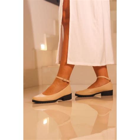 Sapatilha Boneca Nude Rafaela Salom O