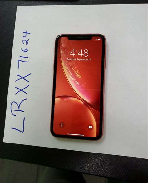 Apple IPhone Xr AT T Coral 128GB A1984 LRXX71624 Swappa