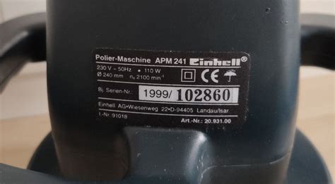 Poliermaschine Einhell APM241 | Kaufen auf Ricardo