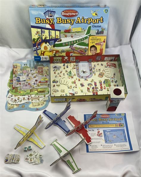 Richard Scarry's Busytown: Busy, Busy Airport Game - 2011 - Great Cond