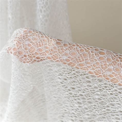 Yard Lace Fabric Nude Color Ivory Mesh Hollow Out Floral Etsy