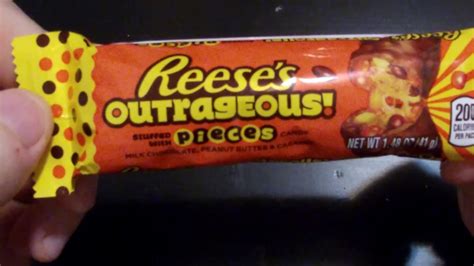 Reeses Outrageous Stuffed With Pieces Candy Youtube