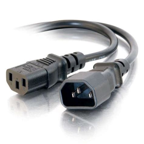 C2g C13 To C14 Power Extension Cord Black 3m Dell Ireland