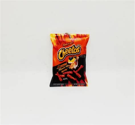 Xxtra Hot Cheetos Keychain Hot Cheetos Black Bag Chips Etsy