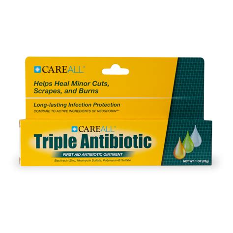 Careall Triple Antibiotic Ointment Compare To Neosporin