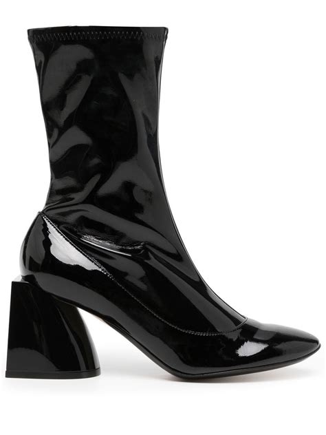 Nº21 Patent Leather Sock Boots Farfetch