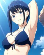 98 Hình ảnh anime bikini sexy khoe ngực khủng mông to
