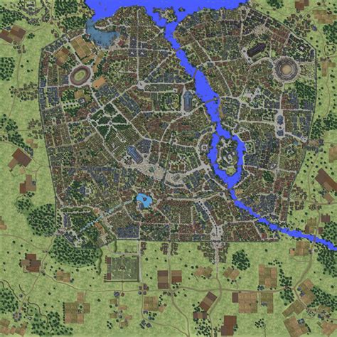 Coastal City Map Inkarnate Create Fantasy Maps Online