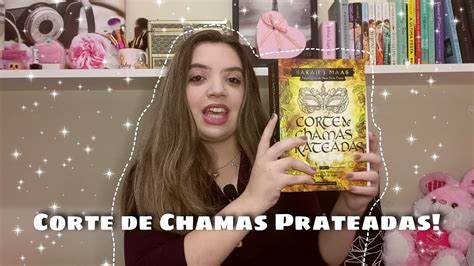 Mostrando O Livro Brindes Corte De Chamas Prateadas Garota No