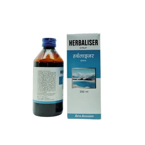 Herbaliser Syrup 200ml Arya Aushadi Ayurcentral Online