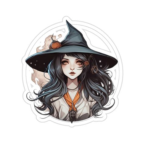 Cute Anime Witch Sticker, Gamer Girl Magic Decal, Witchy Mens Womens Laptop Indoor Decoration - Etsy