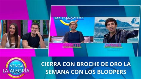 Los Mejores Momentos De La Semana En Los Bloopers Programa Abril