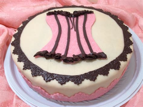Tia Aninha Doces Bolo Corselet Ch De Lingerie Cobertura De Pasta De Leite Ninho