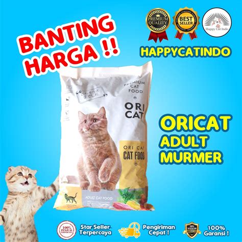 Jual ORICAT Adult ORI CAT MAKANAN Pakan KUCING Anakan Anak Dewasa 1 KG