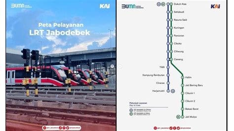 Uji Coba Dimulai Hari Ini Berikut Rute Dan Daftar Stasiun LRT