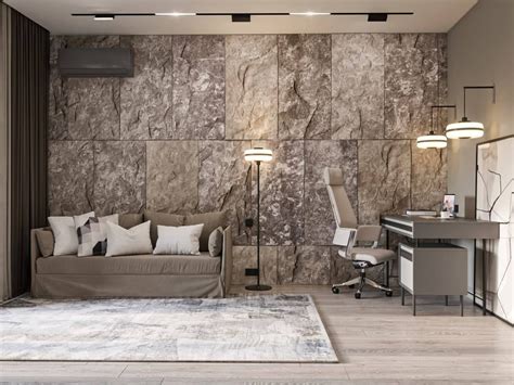 Каменный шпон панели: 61 фото