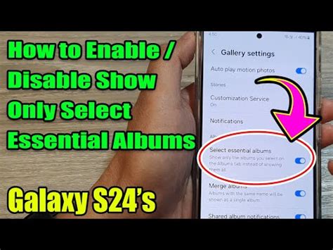 Galaxy S S Ultra How To Enable Disable Show Only Select Essential