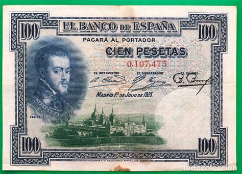 Billete Pesetas Felipe Ii Vendido En Subasta