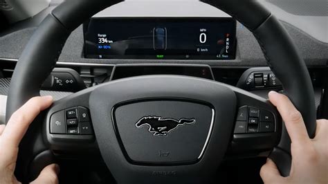 Steering Wheel And Cluster In The 2022 Ford Mustang Mach E