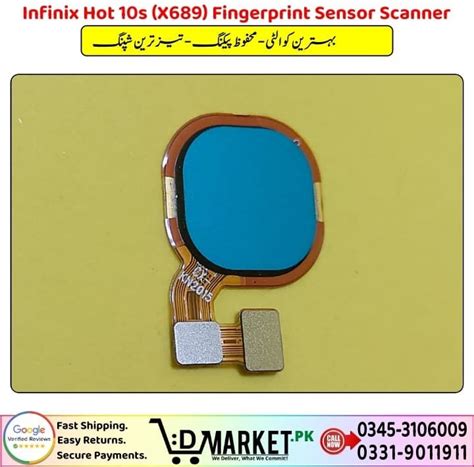 Infinix Hot 10s X689 Fingerprint Sensor Scanner 2025 Exclusive