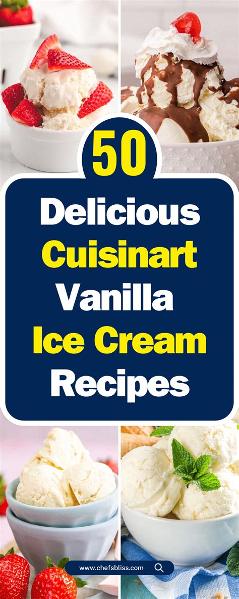 vanilla ice cream recipes for cuisinart 6