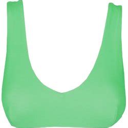 Góra od stroju kąpielowego bikini 4FWSS24UBKTF048 4F zielony