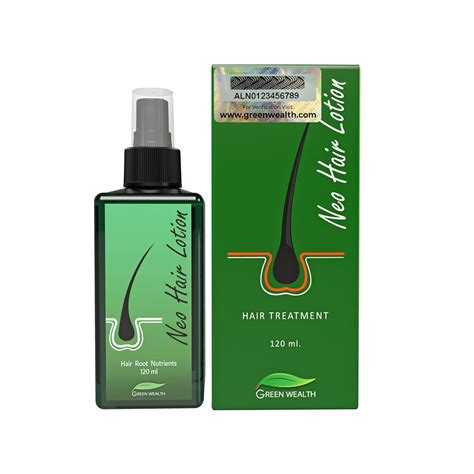 Amazon.com : Green Wealth Neo Hair Lotion, 120 ml Hair Regrowth ...