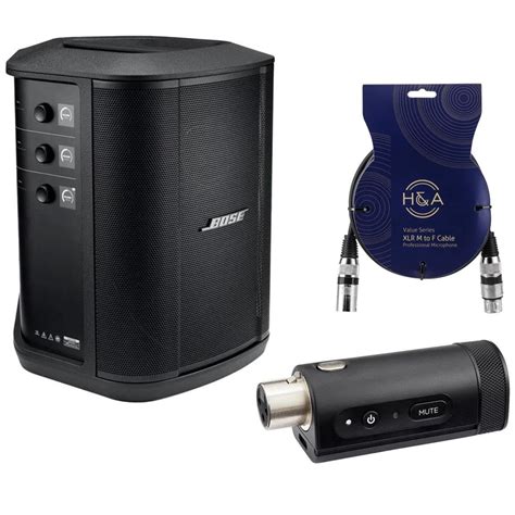 Bose S Pro Portable Wireless Pa System With Bluetooth Black With Xlr