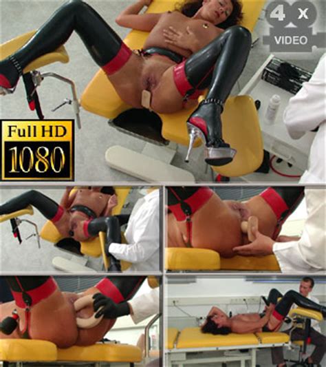 Rubber Clinic Store Gyn Office Buttplug And Doubledildo Anal Training