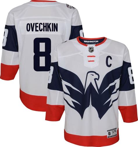 Outerstuff Youth Boys Alexander Ovechkin White Washington Capitals 2023 ...