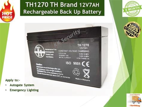 Th Battery V Ah Th Brand Rechargeable Seal Lead Acid Back Up