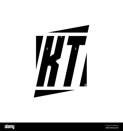 Logotipo De Kt Monograma Con Plantilla De Dise O De Concepto De Estilo