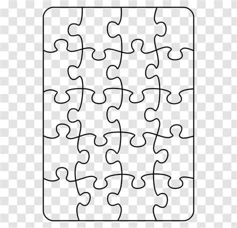 Jigsaw Puzzles Template Puzzle Video Game Pattern Transparent Png