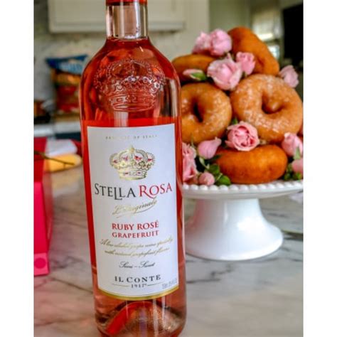Stella Rosa Ruby Rose Grapefruit Semi Sweet Italian Rose Wine 750 Ml Qfc