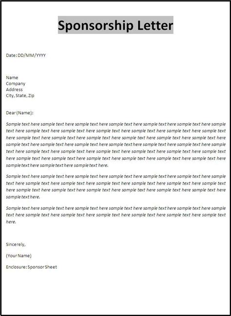 Sample Cover Letter For Sponsorship Proposal Hairstylelist