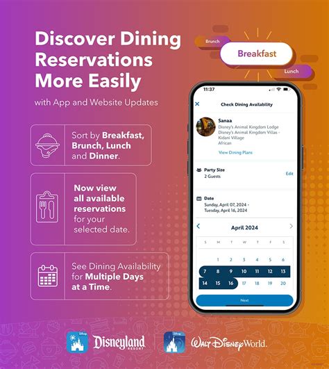 Dining Reservations Made Easier? - Disney Over 50