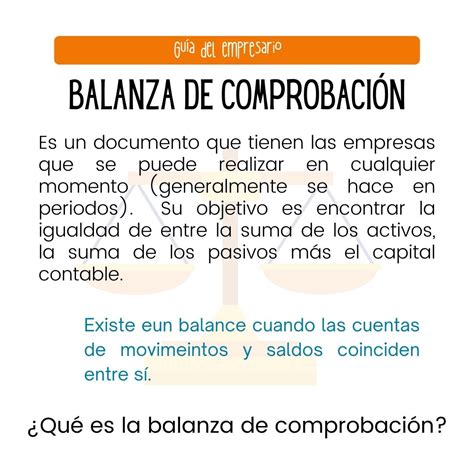 Balanza de comprobación Qué es Ejemplos 2025