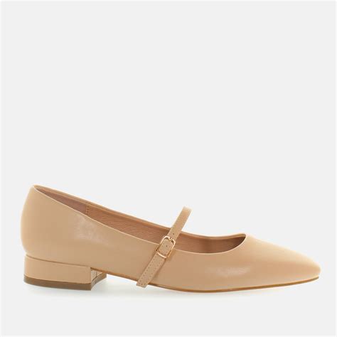 Women S Ballerinas Bebe Square Toe Nude KHARISMA