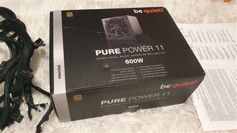 Napajanje 600W Be Quiet Pure Power 11 80 Gold