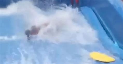 Mum Stripped Naked And Nearly Paralysed After Freak Accident On Wave Machine The Mirror