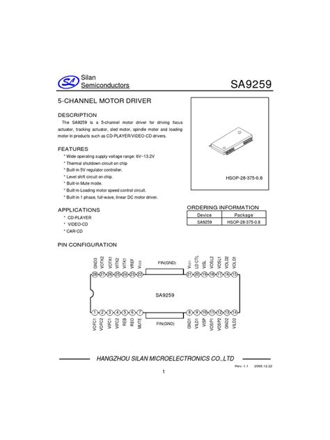 SA9259 | Download Free PDF | Bipolar Junction Transistor | Electrical ...
