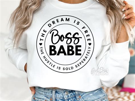 Boss Babe SVG PNG DXF Girl Boss Vibes