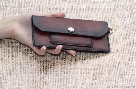 Портмоне из кожи. в интернет-магазине на Ярмарке Мастеров | Портмоне ...