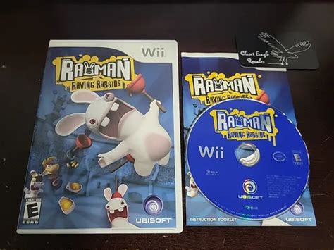 Rayman Raving Rabbids Nintendo Wii Complete Cib L N