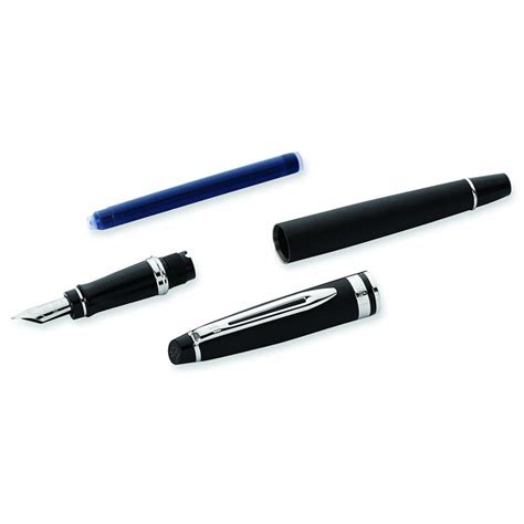 Stylo Plume Waterman Expert Noir Mat Chromé