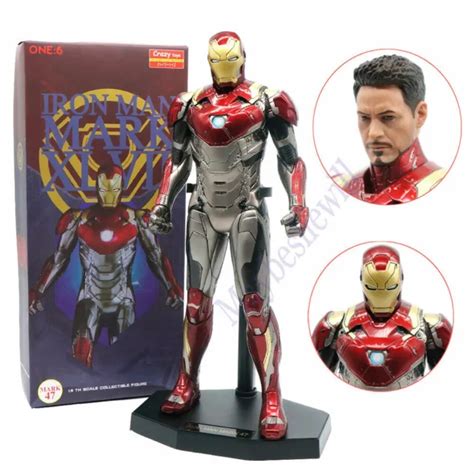 Marvel Avengers Iron Man Mk Tony Stark Cm Pvc Action Figur