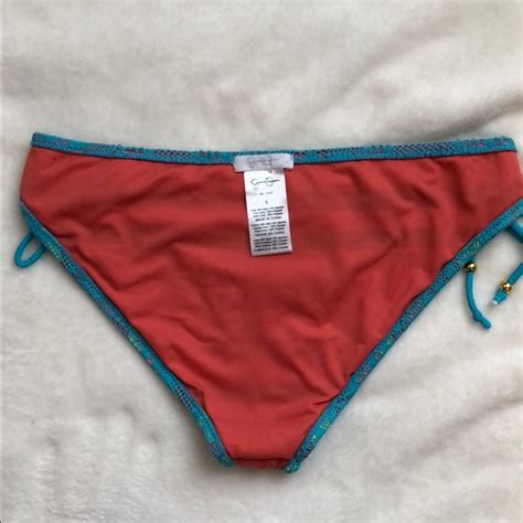 Jessica Simpson Swim Jessica Simpson Teal Mesh Overlay Bikini